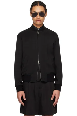 LARDINI Black Attitude Bomber Jacket
