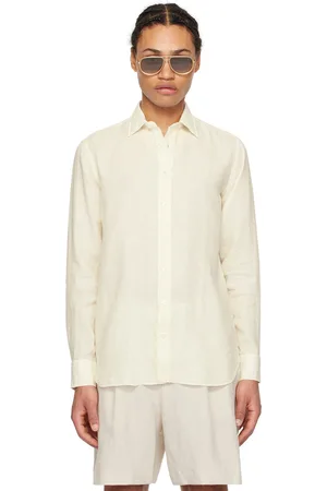LARDINI Off-White Button Shirt