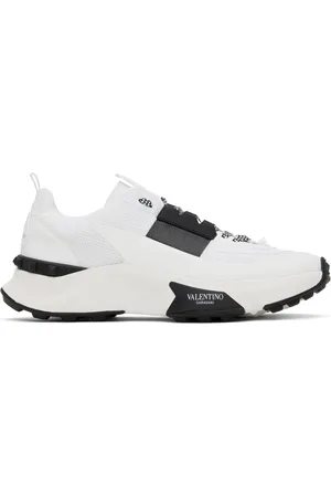 VALENTINO GARAVANI White & Black True Act Sneakers