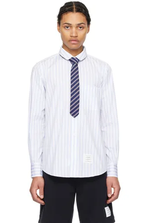 Thom Browne White Striped Shirt