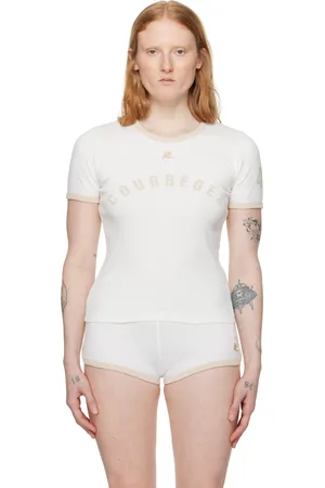 Courrèges White Contrast T-Shirt