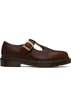 Dr. Martens Burgundy T-Bar Monkstraps