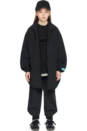 FEAR OF GOD Kids Black High Neck Jacket
