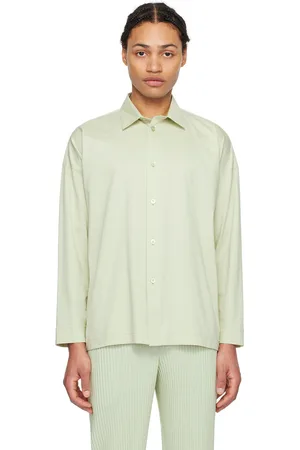 Issey Miyake Green Dolman Sleeve Shirt