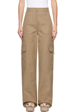 VALENTINO Beige Cargo Pocket Trousers