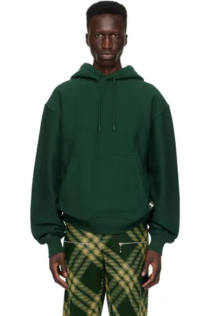 Burberry Green Drawstring Hoodie