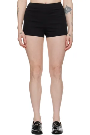 Max Mara Black Drawstring Shorts