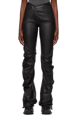 OTTOLINGER SSENSE Exclusive Black Faux-Leather Pants
