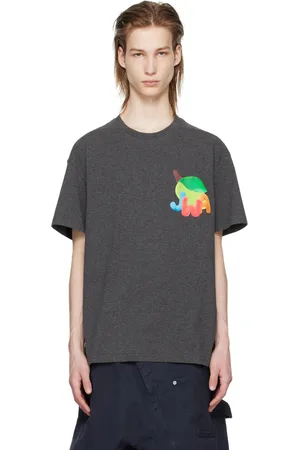 J.W.Anderson Gray Lime T-Shirt