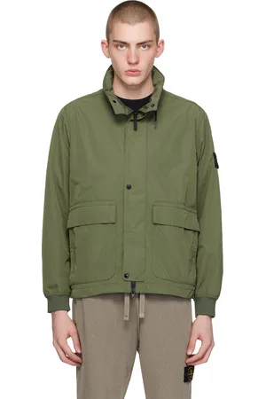 Stone Island Green Stand Collar Jacket