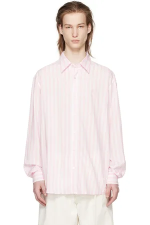 Acne Studios Pink Stripe Shirt