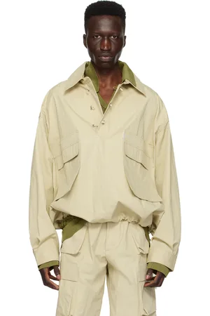 BONSAI Beige Hook-Eye Jacket