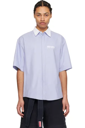 Kenzo Blue Paris Stripe Shirt