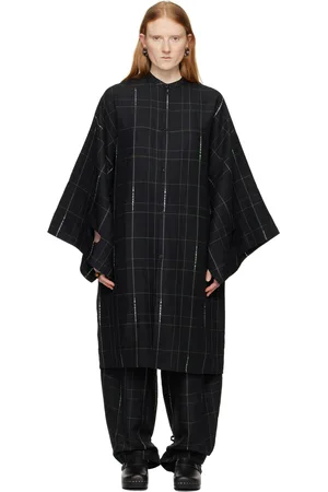 HENRIK VIBSKOV Black Check Midi Dress