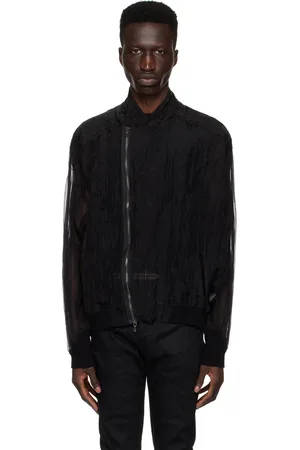 JULIUS Semi-Sheer Bomber Jacket