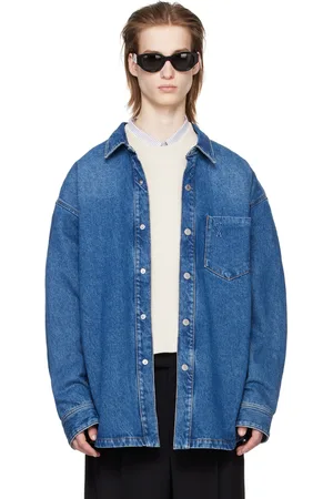 Ami Blue Ami De Cœur Denim Jacket