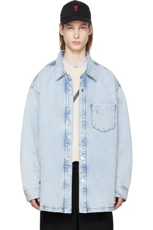 Ami Blue Ami De Cœur Denim Jacket