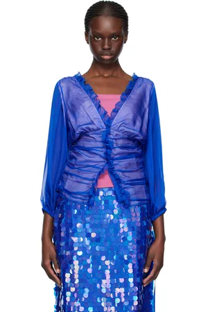 Saks Potts Blue Maxine Blouse