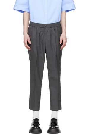 Ami Gray Elasticized Trousers