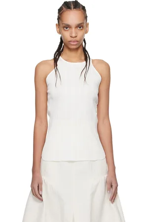 MAME KUROGOUCHI Random Ribbed Tank Top