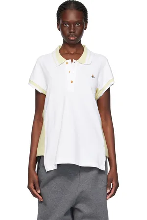 Vivienne Westwood White & Yellow Striped Polo