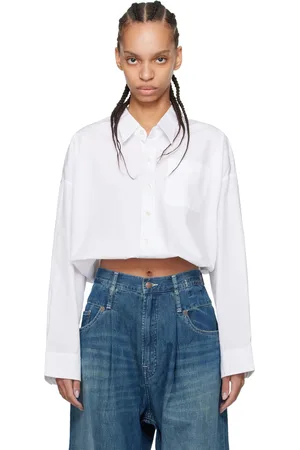 R13 Crossover Bubble Shirt