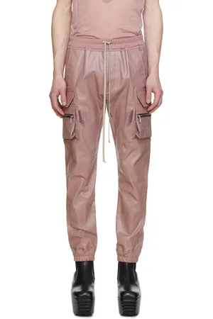 Rick Owens Pink Mastodon Denim Cargo Pants