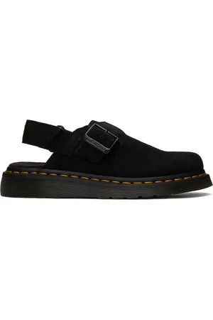 Dr. Martens Black Jorge II Suede Slingback Mules