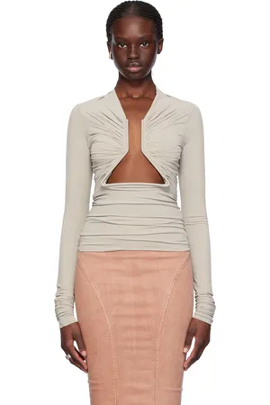 Rick Owens Off-White Prong Long Sleeve T-Shirt