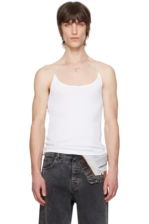 Y / PROJECT White Invisible Strap Tank Top
