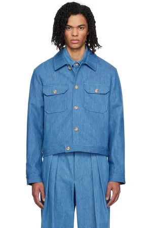 King & Tuckfield Blue Collared Denim Jacket
