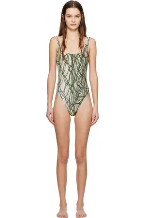 Serapis Green Printed Swimsuit