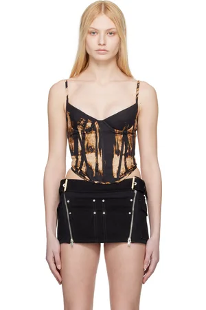 Miaou Beige & Black Kiko Camisole