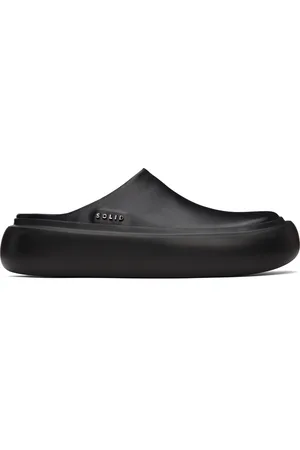 Solid Black Hardware Loafers