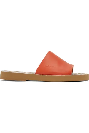 See by Chloé Orange Essie Slide Mules