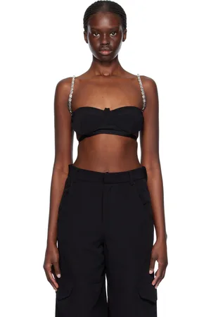 GCDS Black Chain Bra