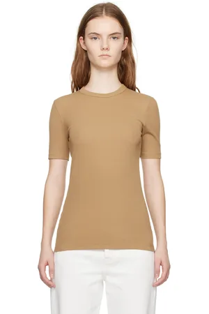 Totême Tan Classic T-Shirt