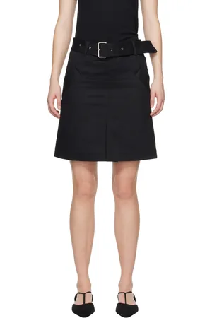 Totême Black Trench Miniskirt