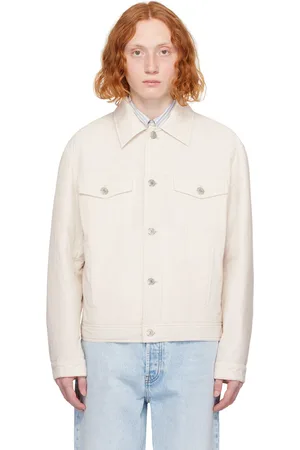 Ami Off-White Padded Trucker Jacket
