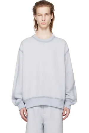 Solid Gray Crewneck Sweatshirt