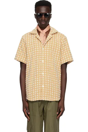 Oas Orange & Off-White Cuba Shirt