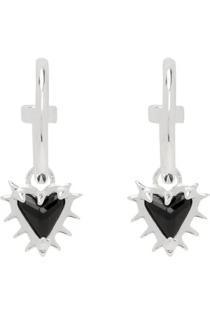 Stolen Girlfriends Club Silver Talon Hear Anchor Sleepers Earrings