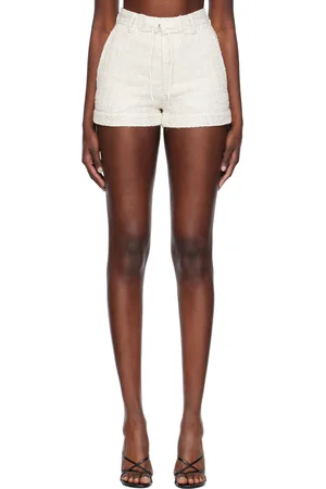 GCDS Off-White Low Rise Shorts