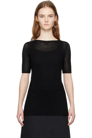 Totême Black Slim T-Shirt