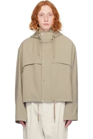 Ami Taupe Drawstring Jacket