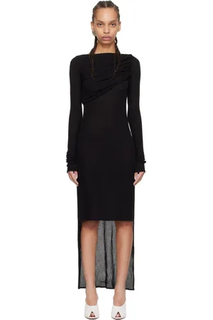 SHANG XIA Ruched Midi Dress
