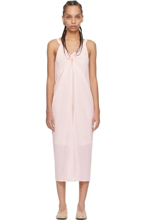 SHANG XIA Pink Layered Midi Dress