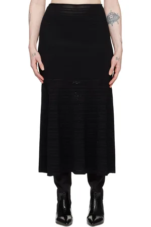 Victoria Beckham Fit & Flare Midi Skirt