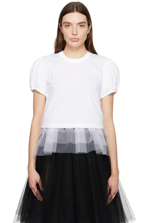 NOIR KEI NINOMIYA White Layered T-Shirt
