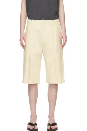 T/SEHNE SSENSE Exclusive Off-White Tailored Shorts